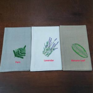 Torchon Feuilles et aromates