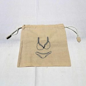 Sac lingerie femme Broderie main