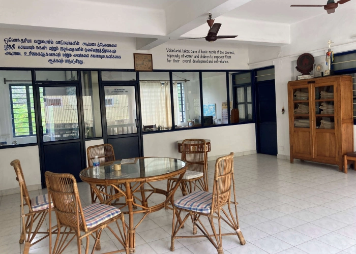 Les installations du Volontariat à Pondichéry